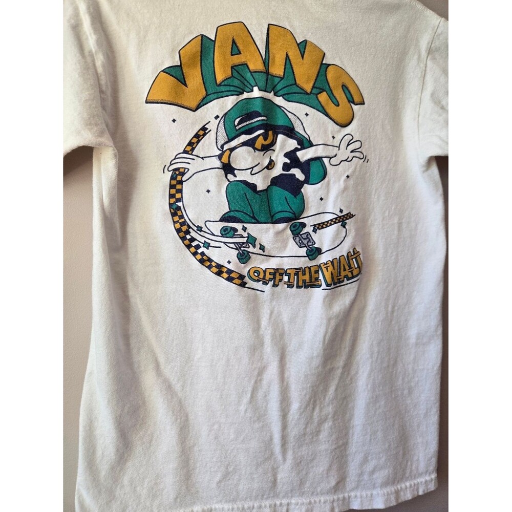 Vans Off The Wall Graphic Astronaut Skater T-Shirt - Men's Small - Picture 4 of 7